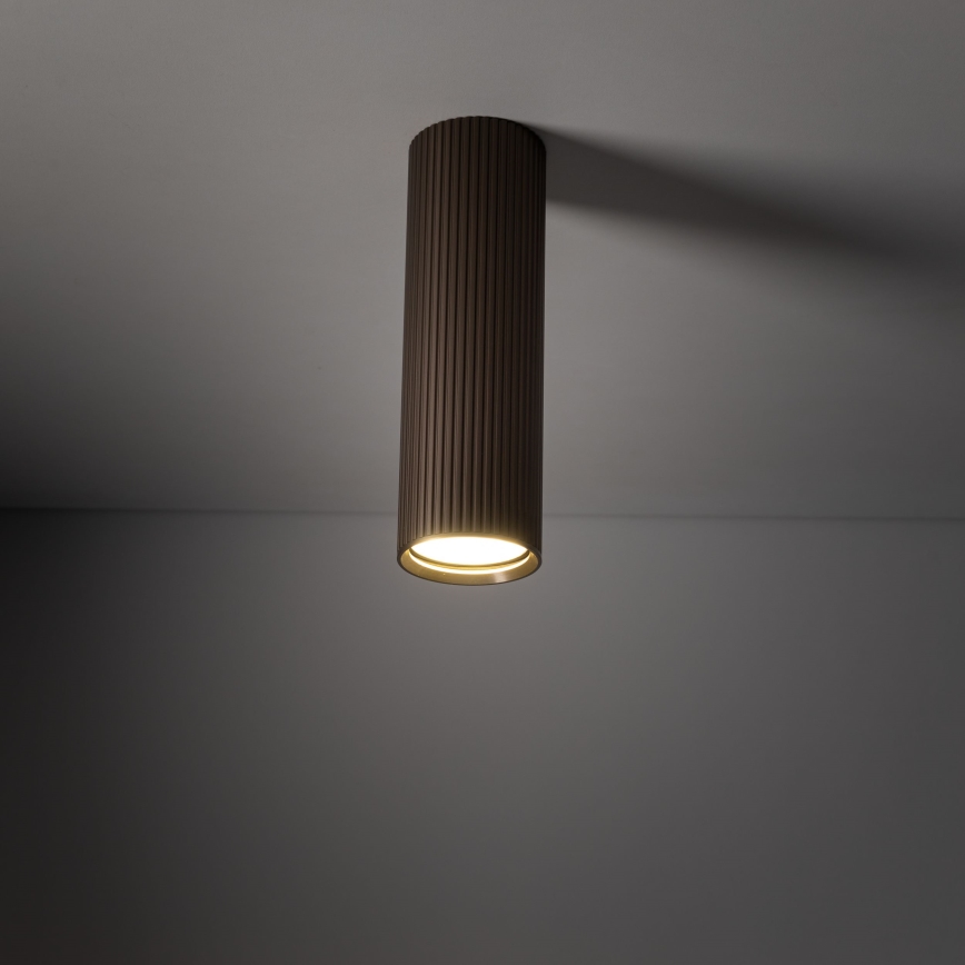 Taškinis šviestuvas TUNE M 1xGU10/10W/230V 17 cm rudas