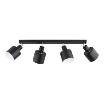 Taškinis šviestuvas ZORENA 4xE27/15W/230V juodas