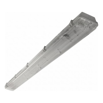 Techninis fluorescencinis šviestuvas 2xG13/36W/230V 120 cm IP65 pilkas