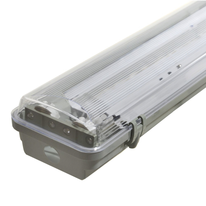 Techninis fluorescencinis šviestuvas 2xG13/36W/230V 120 cm IP65 pilkas