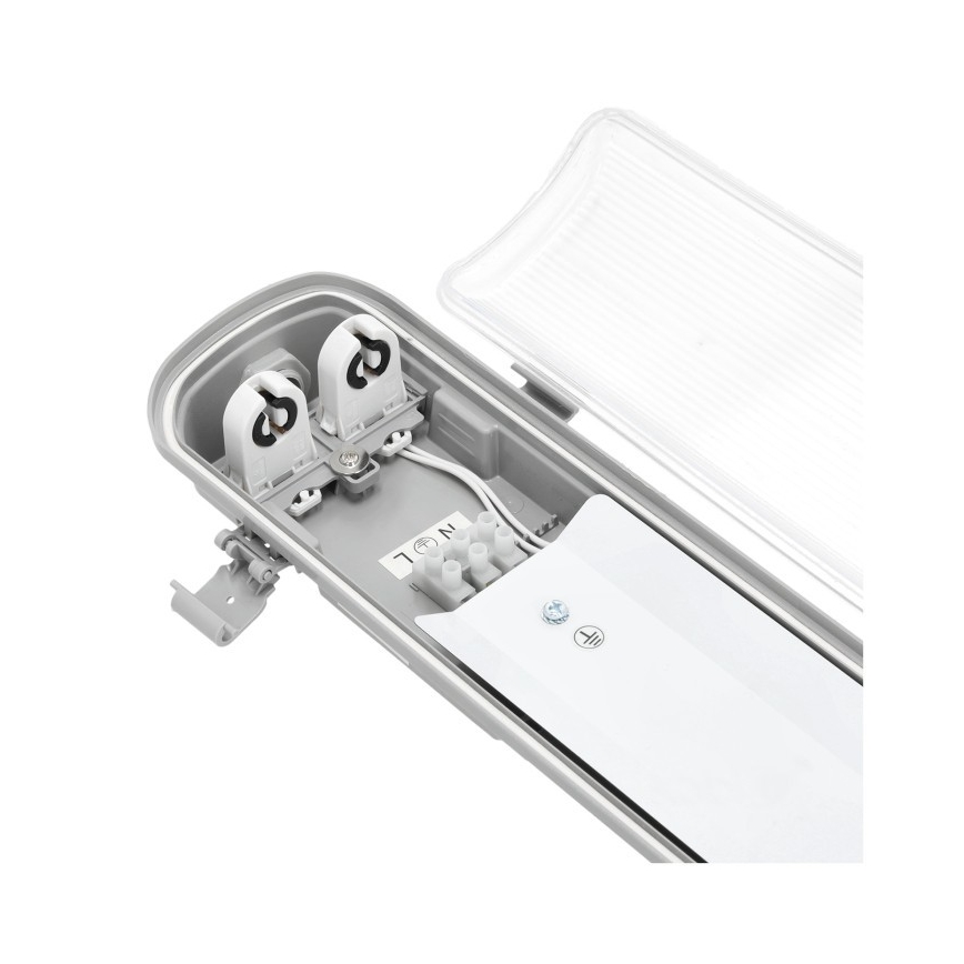 Techninė fluorescencinė šviestuvas HERMIC T8 2xG13/18W/230V IP65