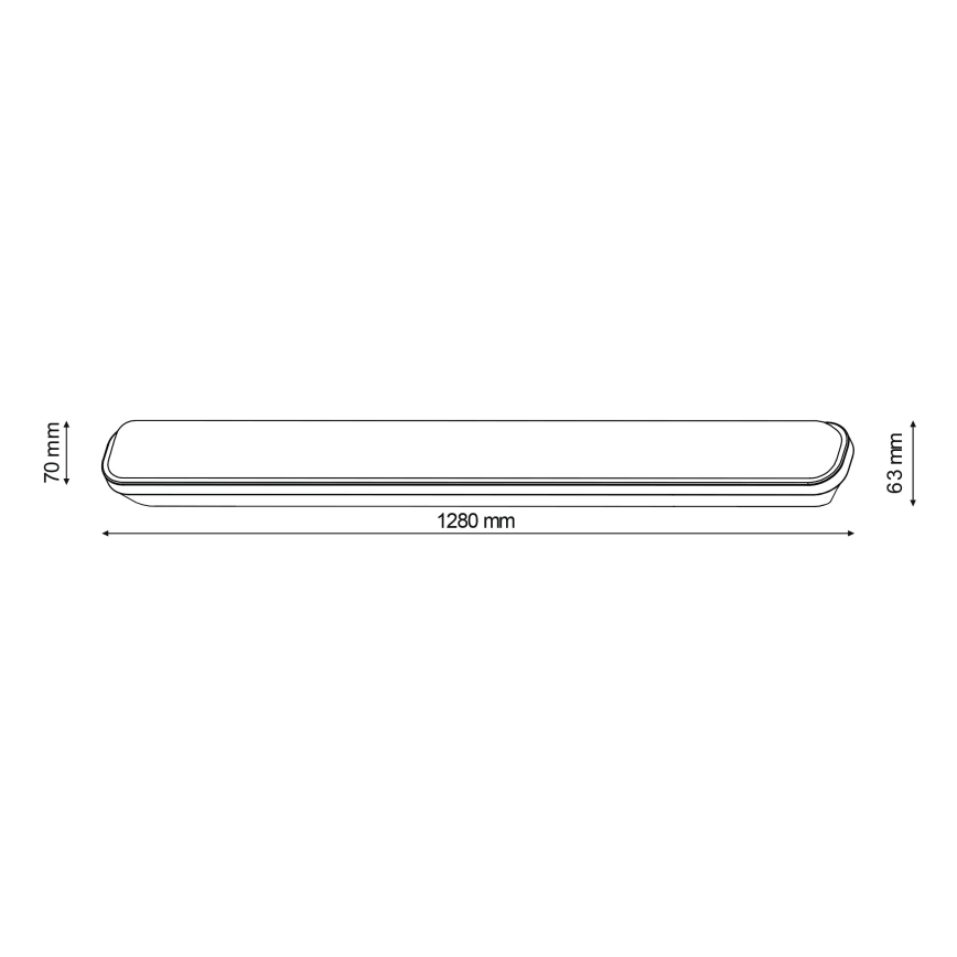 Techninis Liuminescencinis LED šviestuvas 1xG13/18W/230V IP65