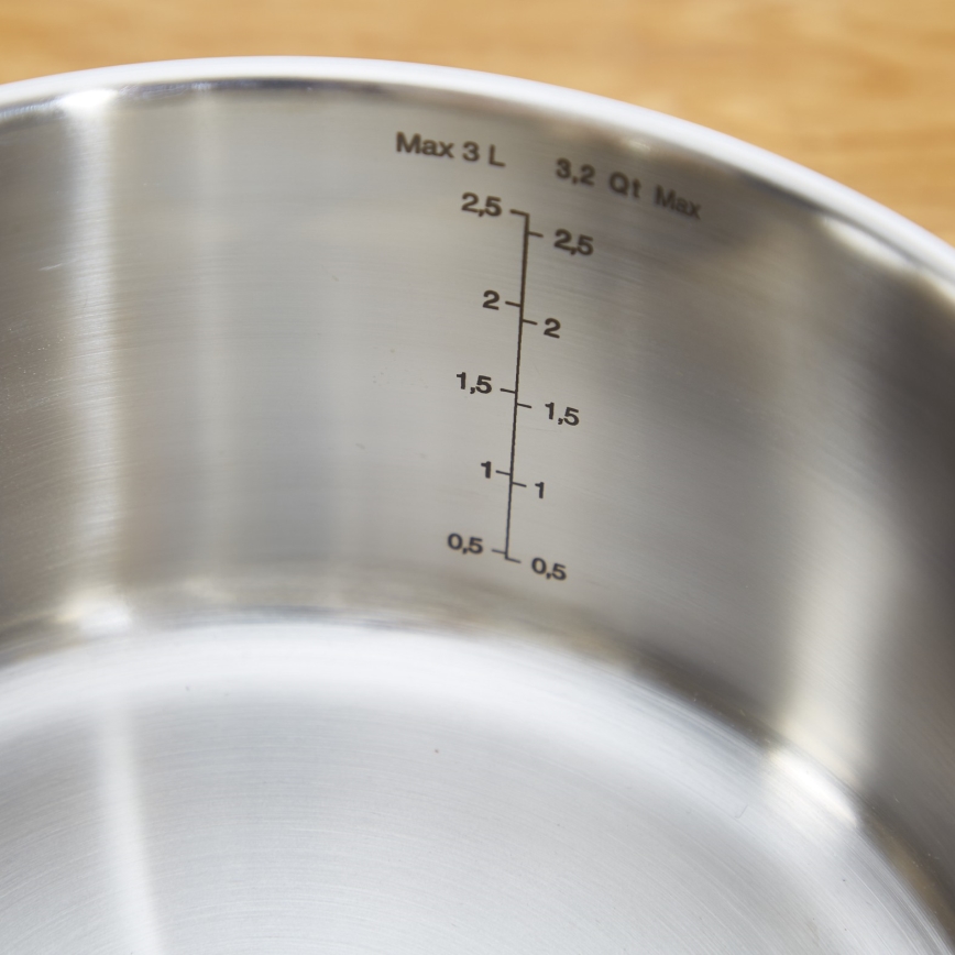 Tefal - 10 dalių DAILY COOK nerūdijančio plieno indų rinkinys