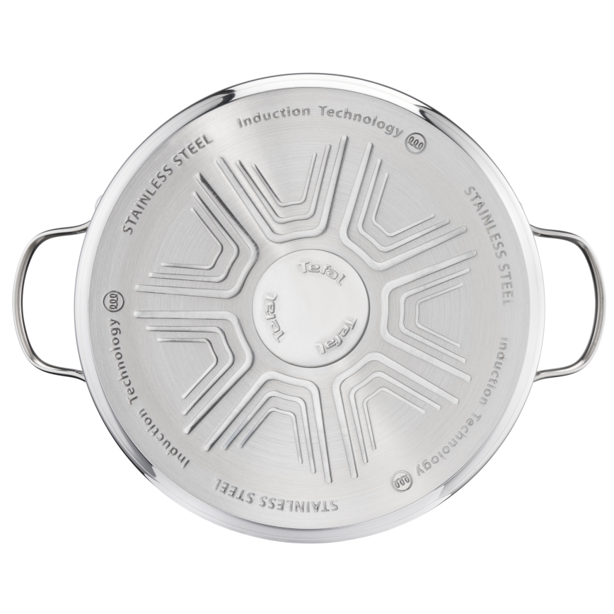 Tefal - 10 dalių DAILY COOK nerūdijančio plieno indų rinkinys