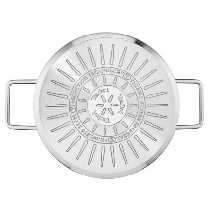 Tefal - 10 dalių NORDICA nerūdijančio plieno puodų rinkinys
