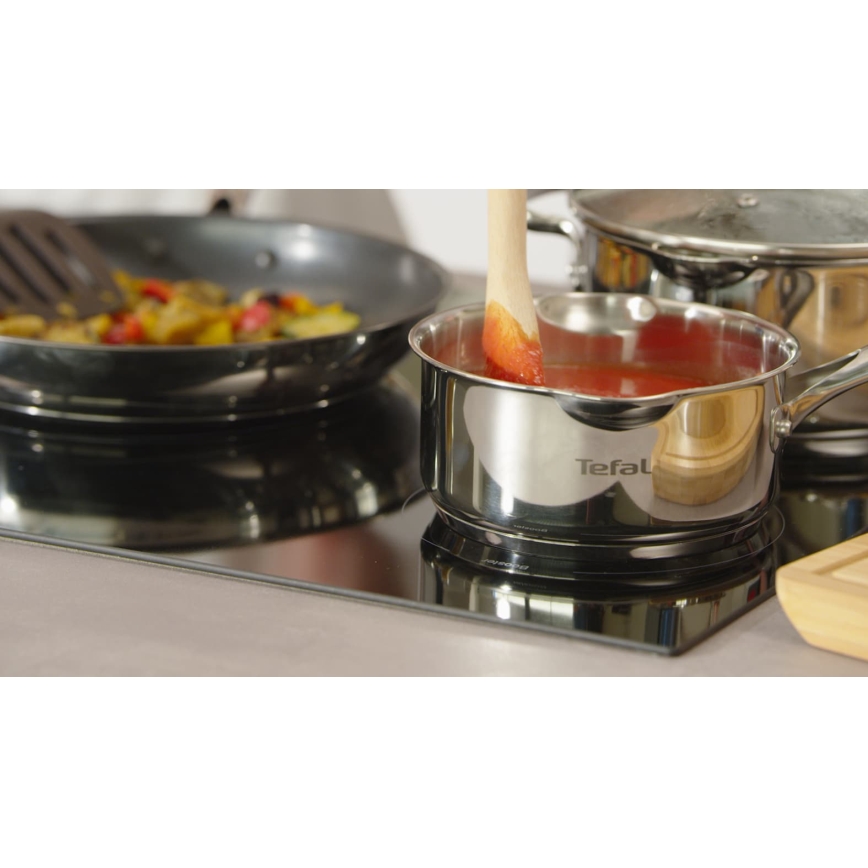 Tefal - 11 dalių puodų ir keptuvių rinkinys DUETTO+