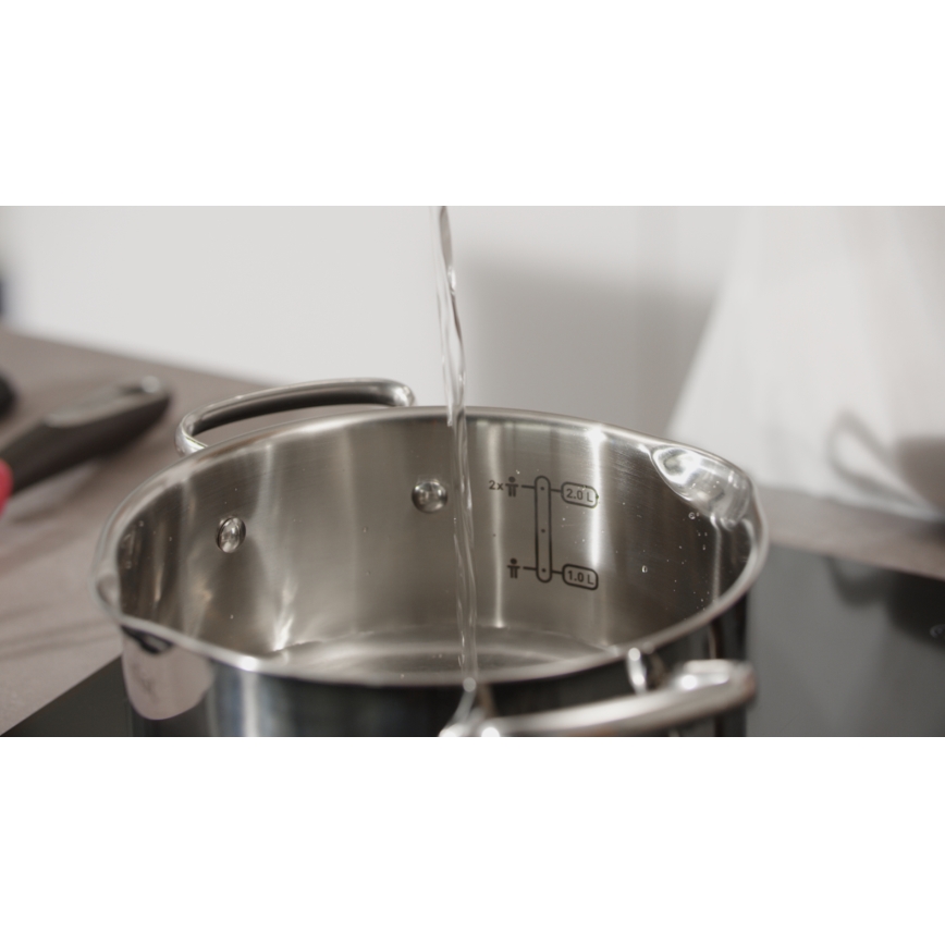 Tefal - 11 dalių puodų ir keptuvių rinkinys DUETTO+