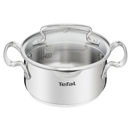 Tefal - 11 dalių puodų ir keptuvių rinkinys DUETTO+
