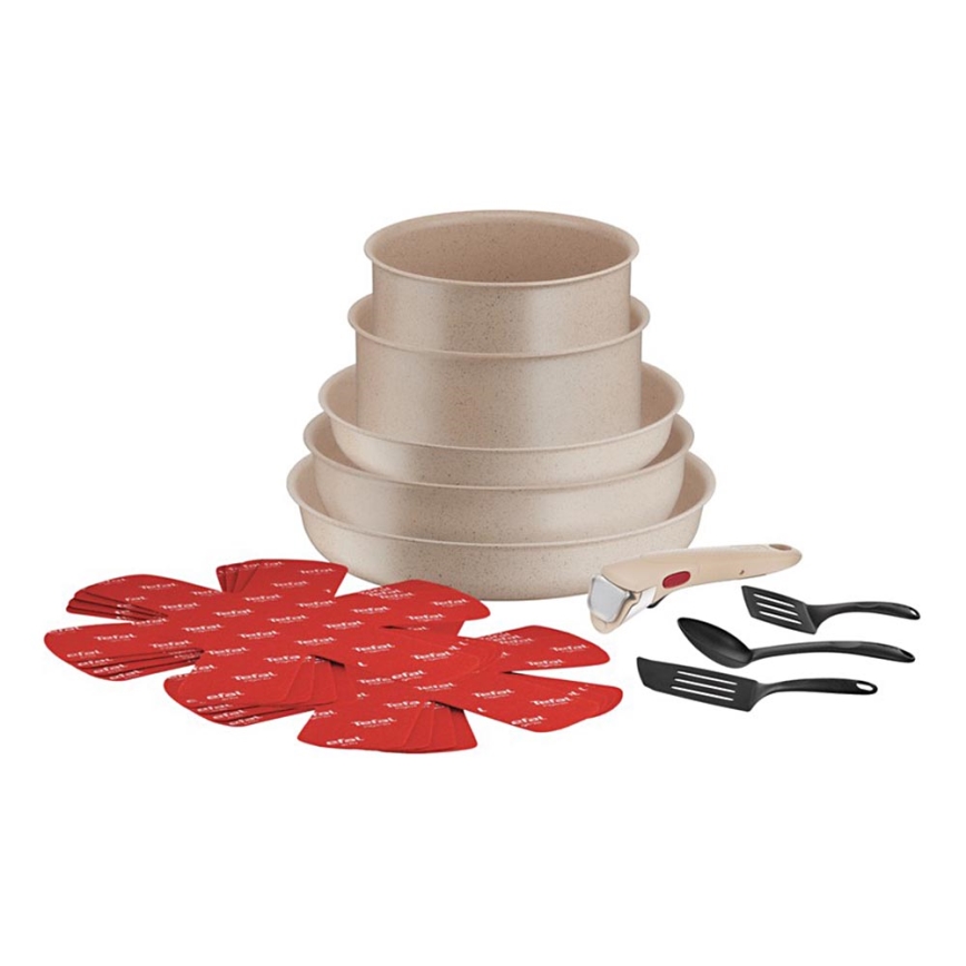 Tefal - 17 dalių INGENIO DELIGHT indų rinkinys