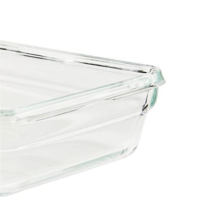 Tefal - 2 l maisto indelis MSEAL GLASS raudonas/stiklas