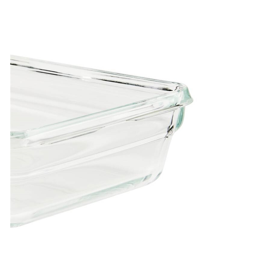 Tefal - 2 l maisto indelis MSEAL GLASS raudonas/stiklas
