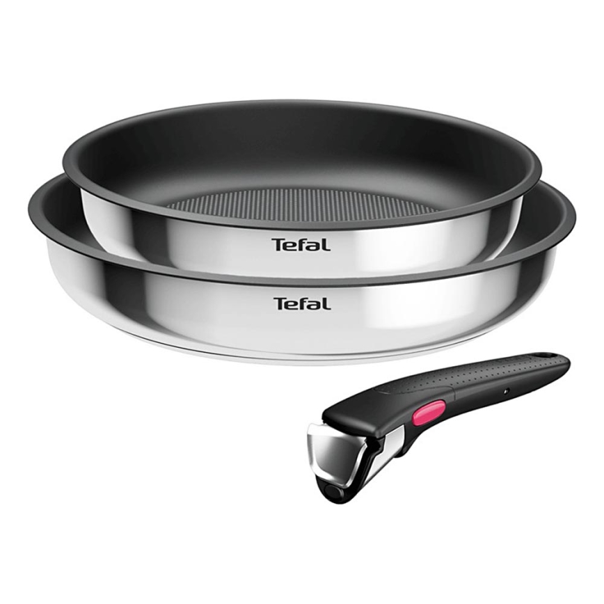 Tefal - 3 dalių INGENIO COOK nerūdijančio plieno indų rinkinys