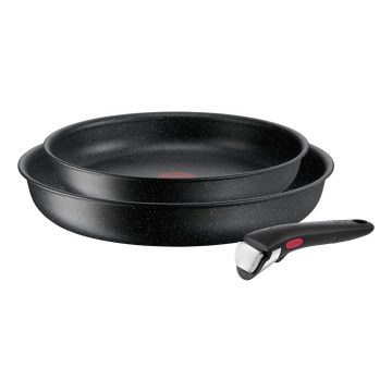 Tefal - 3 dalių keptuvių rinkinys INGENIO BLACK STONE