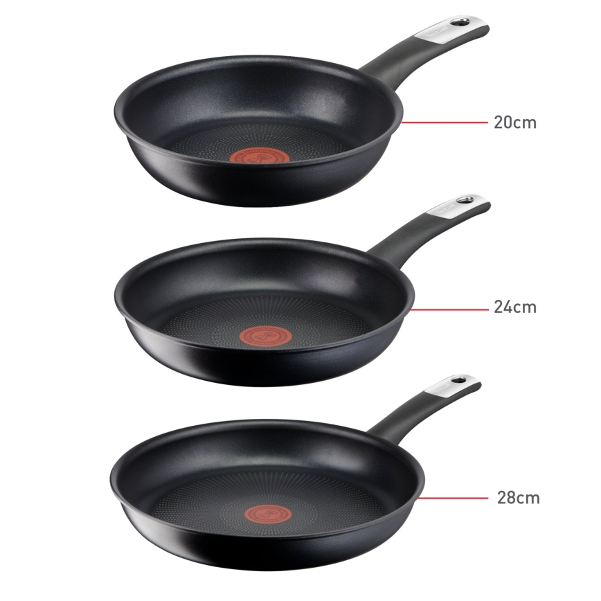 Tefal - 3 dalių keptuvių rinkinys PERFECT TOUCH