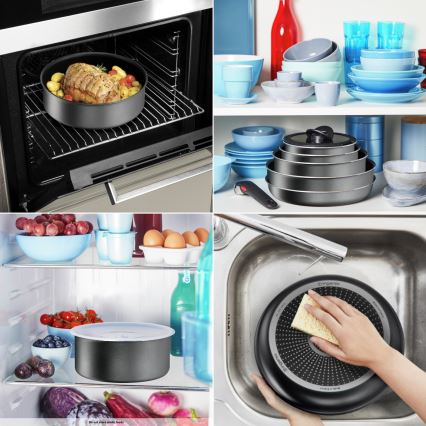 Tefal - 4 dalių virtuvės indų rinkinys INGENIO XL FORCE
