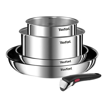 Tefal - 5 dalių INGENIO EMOTION nerūdijančio plieno indų rinkinys