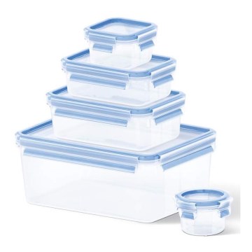 Tefal - 5 dalių maisto talpyklų rinkinys MASTER SEAL FRESH mėlynas