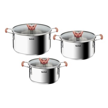 Tefal - 6 dalių puodų rinkinys OPTI'SPACE