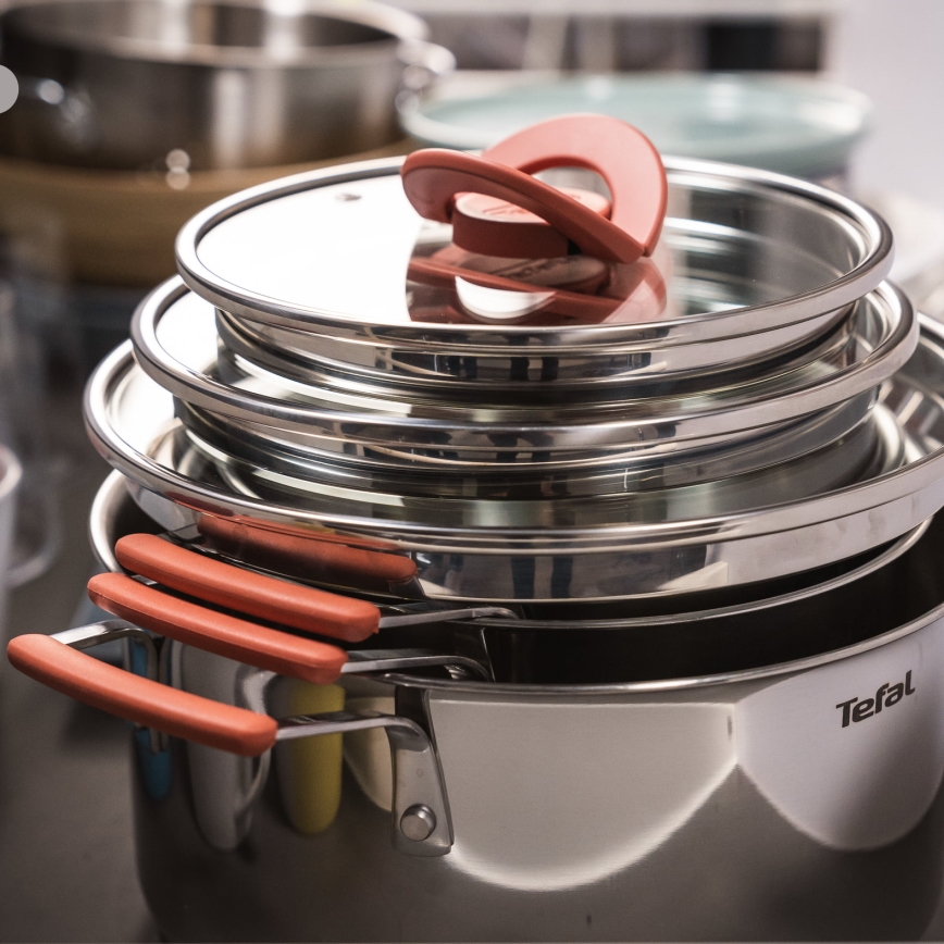Tefal - 6 dalių puodų rinkinys OPTI'SPACE