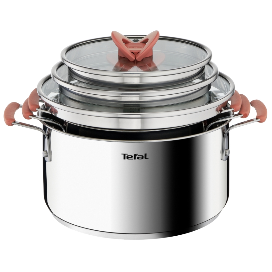 Tefal - 6 dalių puodų rinkinys OPTI'SPACE