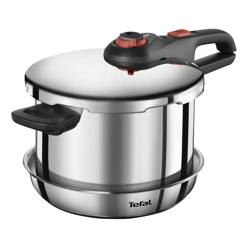 Tefal - 6 l slėginis puodas SECURE TRENDY + INGENIO EMOTION 5 vnt. rinkinys