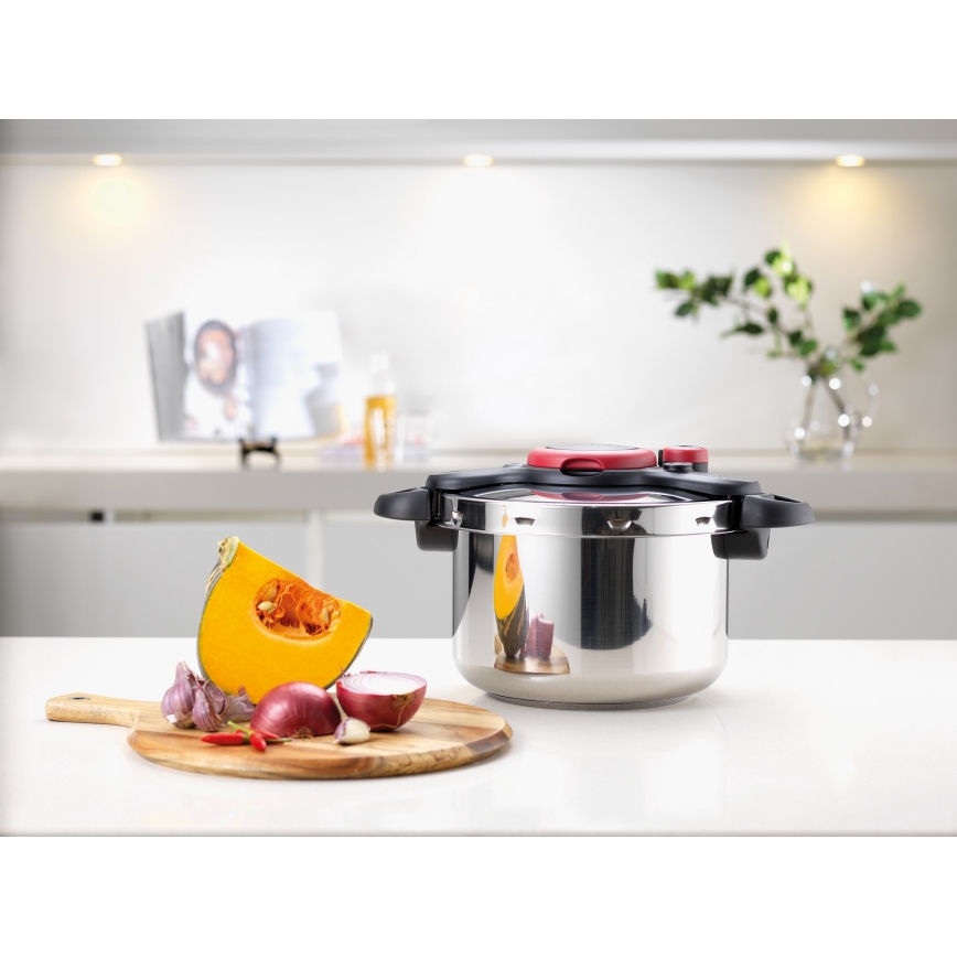 Tefal - 7,5 l slėginis puodas CLIPSO MINUT EASY