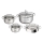 Tefal - 8 dalių DUETTO+ indų rinkinys