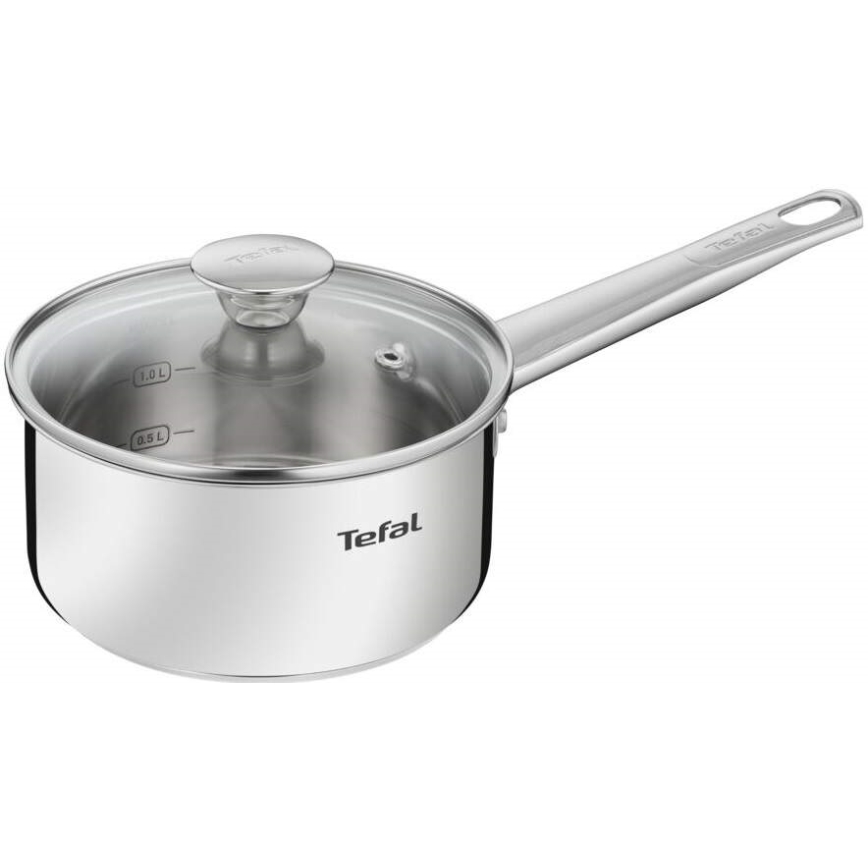Tefal - 9 dalių nerūdijančio plieno indų rinkinys COOK EAT