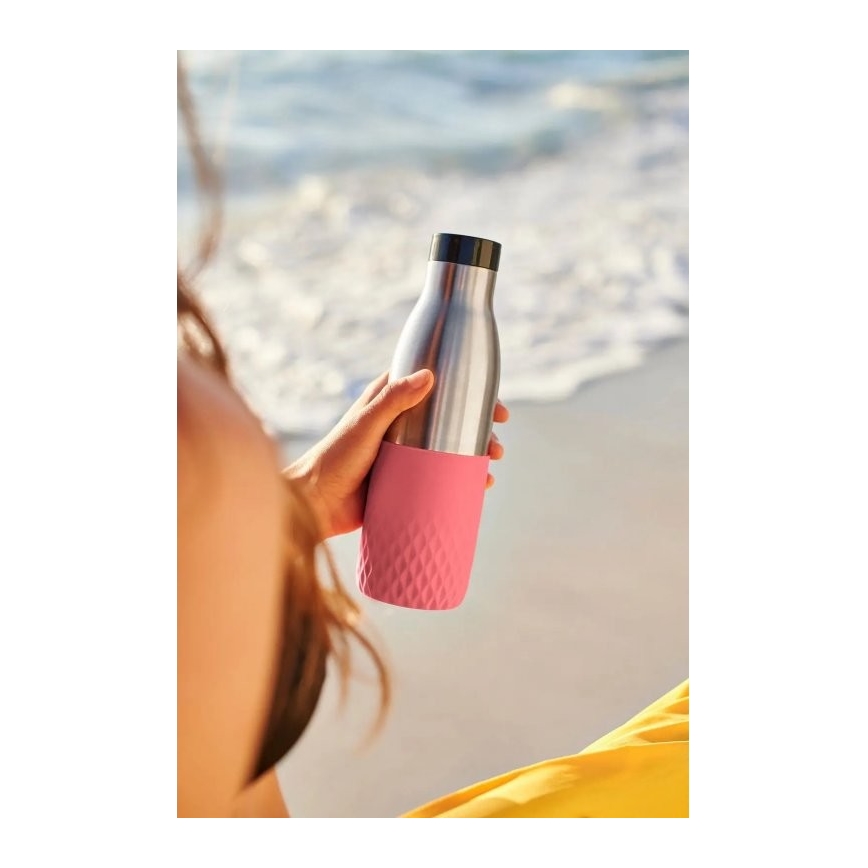 Tefal - Bottle 500 ml BLUDROP nerūdijantis/rausva