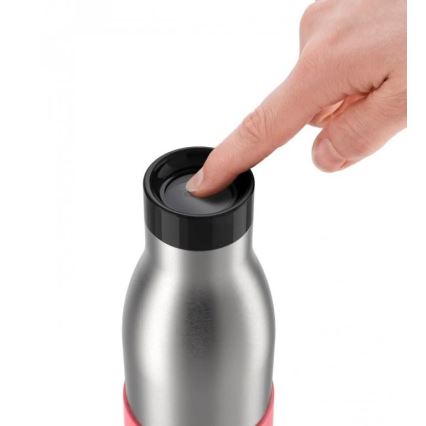 Tefal - Bottle 500 ml BLUDROP nerūdijantis/rausva