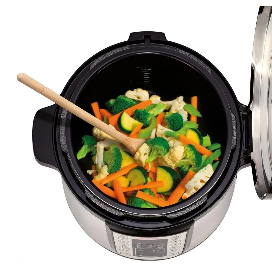 Tefal - Daugiafunkcinis elektrinis greitpuodis ALL IN ONE POT 1100W/230V matinis chromas/juoda