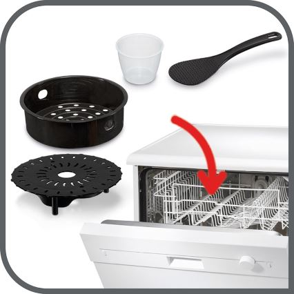 Tefal - Daugiafunkcinis elektrinis greitpuodis ALL IN ONE POT 1100W/230V matinis chromas/juoda
