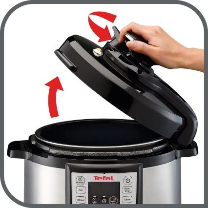 Tefal - Daugiafunkcinis elektrinis greitpuodis ALL IN ONE POT 1100W/230V matinis chromas/juoda