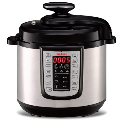 Tefal - Daugiafunkcinis elektrinis greitpuodis ALL IN ONE POT 1100W/230V matinis chromas/juoda