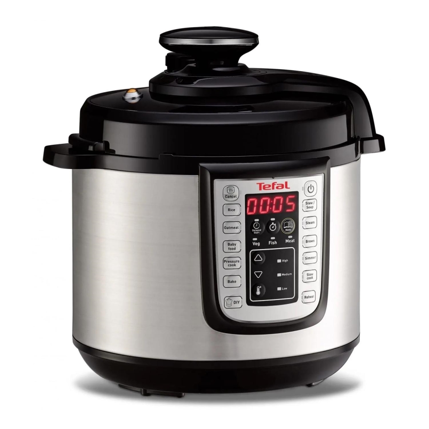 Tefal - Daugiafunkcinis elektrinis greitpuodis ALL IN ONE POT 1100W/230V matinis chromas/juoda
