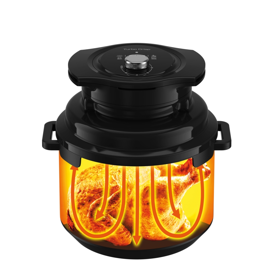 Tefal - Daugiafunkcis elektrinis slėginis puodas 7,6 l 1200W/230V juodas
