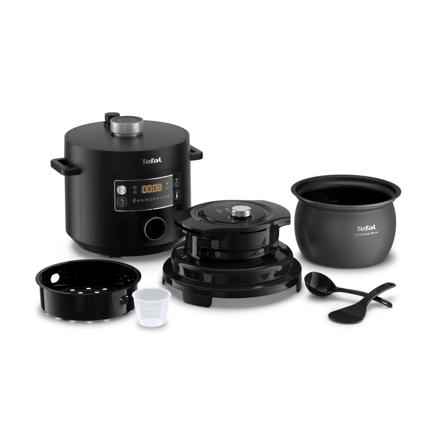 Tefal - Daugiafunkcis elektrinis slėginis puodas 7,6 l 1200W/230V juodas
