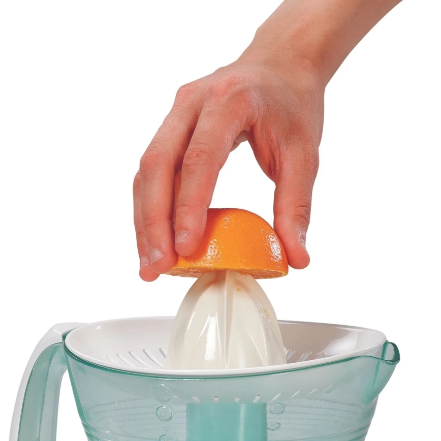 Tefal - Elektrinis citrusinių vaisių presas VITAPRESS 0,6 l 25W/230V balta/juoda