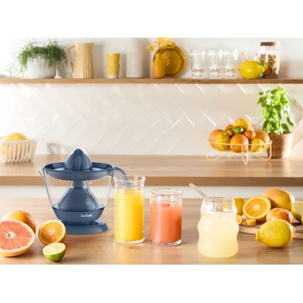 Tefal - Elektrinis citrusų sulčiaspaudė MORNING CITRUS PRESS 0,8 l 25W/230V mėlyna