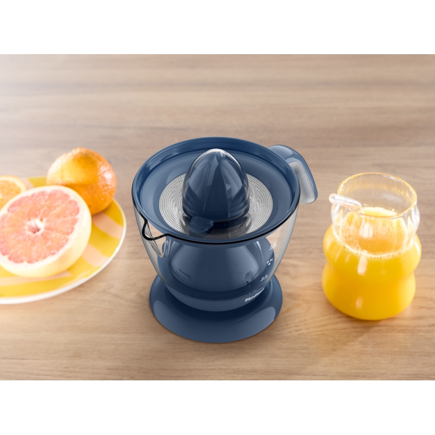 Tefal - Elektrinis citrusų sulčiaspaudė MORNING CITRUS PRESS 0,8 l 25W/230V mėlyna