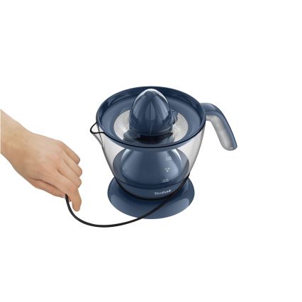 Tefal - Elektrinis citrusų sulčiaspaudė MORNING CITRUS PRESS 0,8 l 25W/230V mėlyna