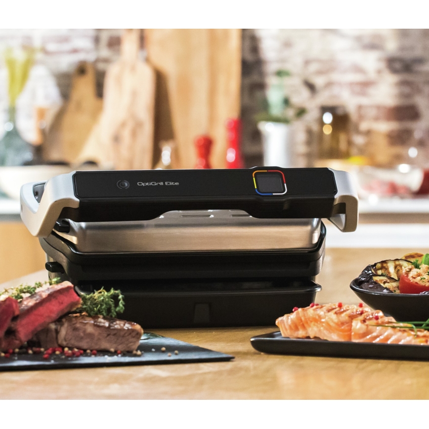 Tefal - Elektrinis grilis OPTIGRILL ELITE 2000W/230V