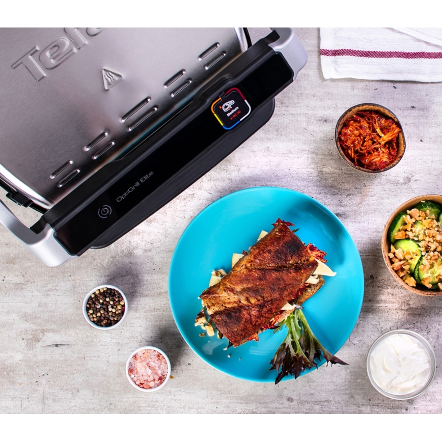 Tefal - Elektrinis grilis OPTIGRILL ELITE 2000W/230V