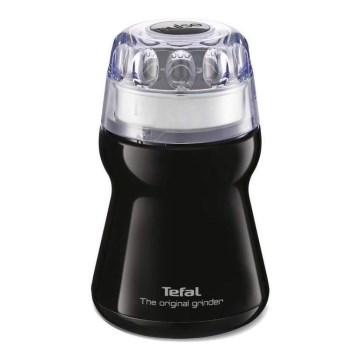 Tefal - Elektrinis kavos pupelių malūnėlis 50g 180W/230V juoda