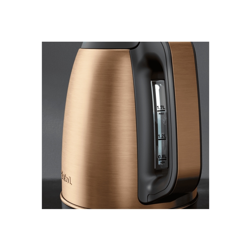 Tefal - Elektrinis virdulys COPPERTINTO 1,7 l 2400 W/230 V
