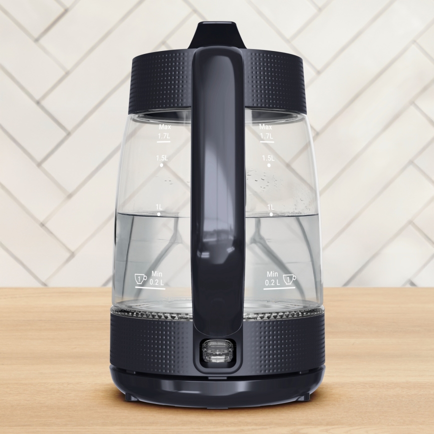 Tefal - Elektrinis virdulys MORNING GLASS 1,7 l 2000W/230V