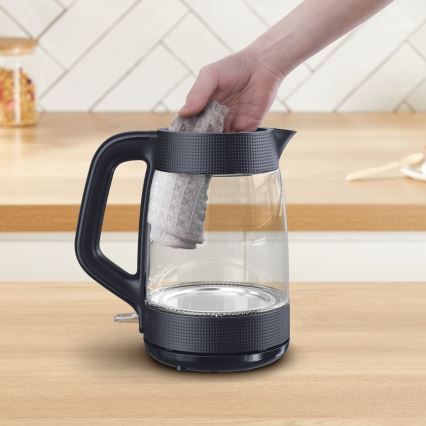 Tefal - Elektrinis virdulys MORNING GLASS 1,7 l 2000W/230V