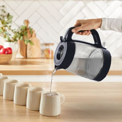 Tefal - Elektrinis virdulys MORNING GLASS 1,7 l 2000W/230V