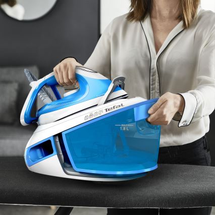 Tefal - Garų generatorius EXPRESS AIRGLIDE 2800W/230V mėlynas