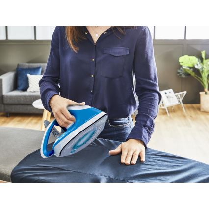 Tefal - Garų generatorius EXPRESS AIRGLIDE 2800W/230V mėlynas